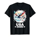 USA 2026 Go United States Winter Sport USA Team 2026 USA T-Shirt