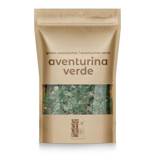 Cristales de Aventurina Verde - 80g de Piedra Verde 100% Natural, Deja de Sentirte Mal
