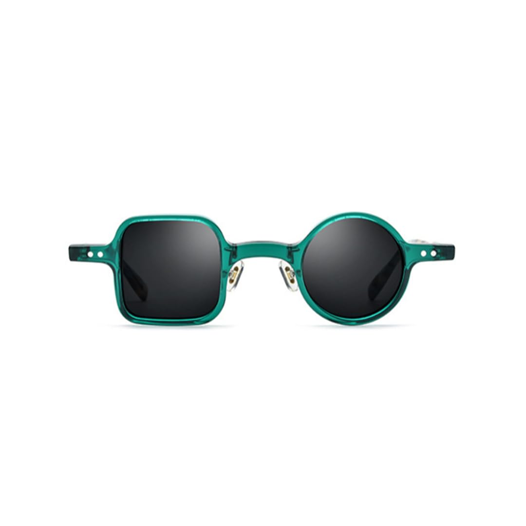 Gafas de sol redondas vintage de acetato polarizadas para conducir y actividades al aire libre.