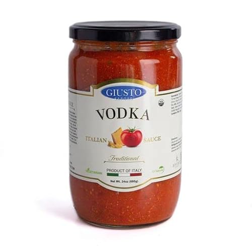 Giusto Sapore Traditional Italian Pasta Sauce 24oz - All Natural Non GMO Italian Premium Gourmet Brand - Made in Italy and Family Owned (Vodka Sauce) 