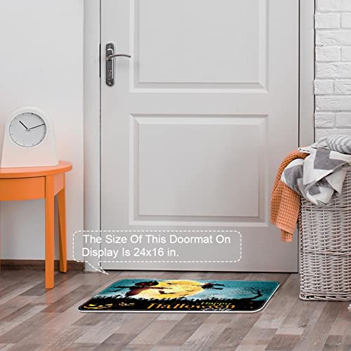 Tapis de porte antidérapant Halloween lavable et ultra résistant - 6