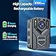 CAMMHD 2K/1440P HD 32G Body Cam 8–10 Stunden Aufnahme Körperkameras mit Audio- und Videoaufzeichnung Bodycam mit erweiterter Speicherkarte für Polizei/Wandern/Besprechungen