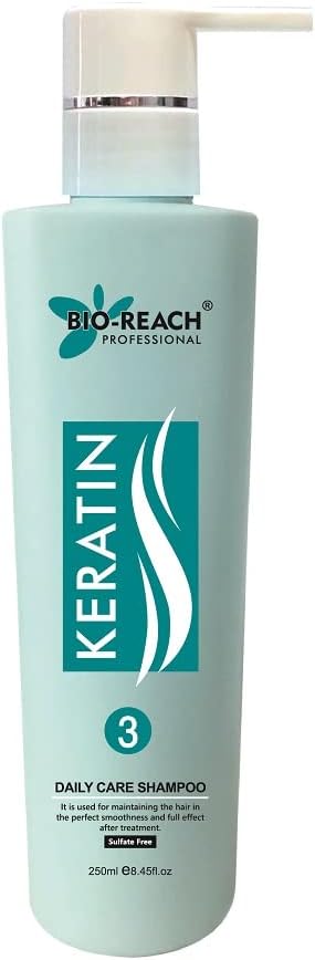 KERATIN Daily Care Shampoo 250ml specially for hair protection For Men & Women