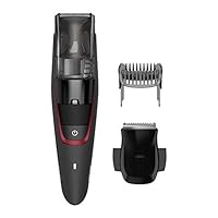Philips Series 7000 Corded/Cordless Vacuum Beard Trimmer with High Performance Vacuum System, 0.5mm Precision Settings and 75 Min Cordless Use, Black, BT7500/15