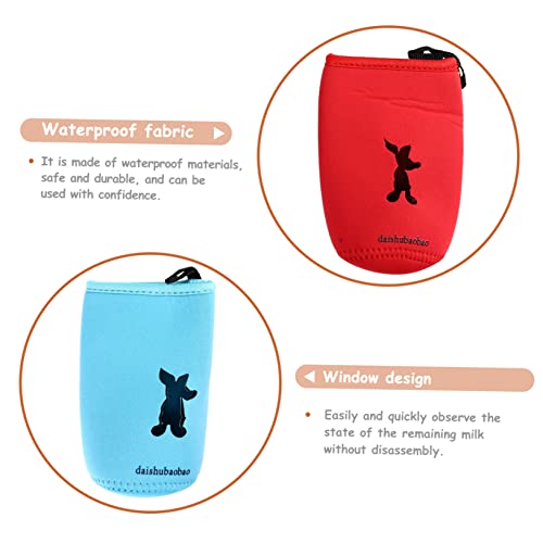 Toddmomy 4 Pçs Isolador Térmico Isolado Proteção Aleatória Bolsa De Café Mangas Infantis Manga Anti-