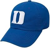 Collegiate Primary Color Relaxed Fit Adjustable Hats (US, Alpha, One Size, Duke D)