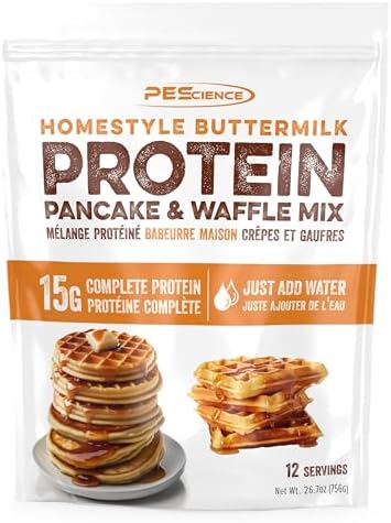 PEScience Protein Waffle & Pancake Mix, 12 Serve