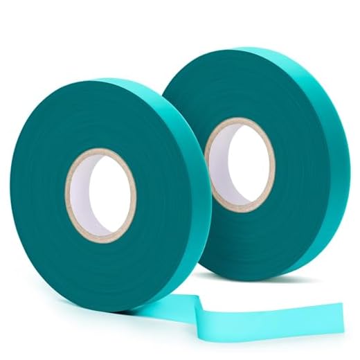 Easytle Stretch Tie Tape Roll, 1/2" 150ft Garden Tie Tape, Thick Sturdy Plant Ribbon Garden Green Vinyl Stake Gardening Tools for Indoor Outdoor Patio Plant Use
