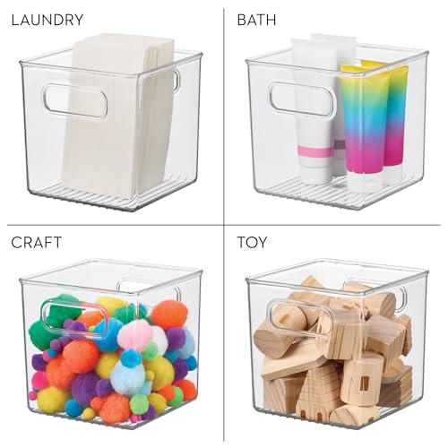 Boîtes de rangement cubiques iDesign en plastique rigide de qualité supérieure - 7