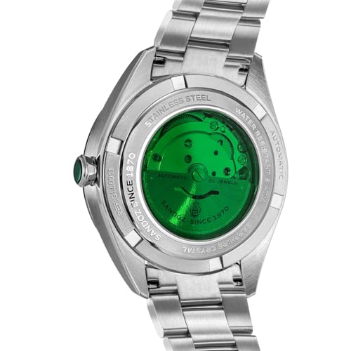 Image of SANDOZ Bachelin Premium Cotes de Geneve Green Dial Automatic Watch for Men - SZWGL0001108