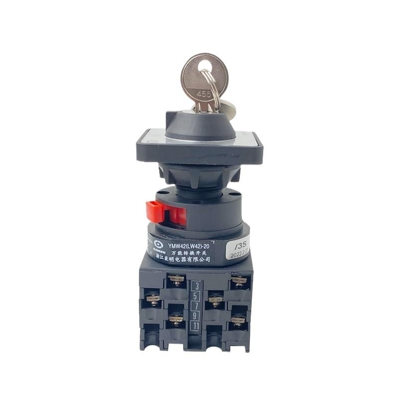 20A 2 Position 0-1 On-Off Three Phases with Key 690V 20A