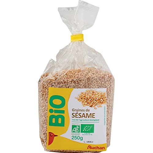 AUCHAN BIO Graines de sésame 250g