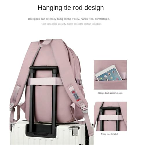 Mochila impermeable para estudiantes con hombreras cómodas 3