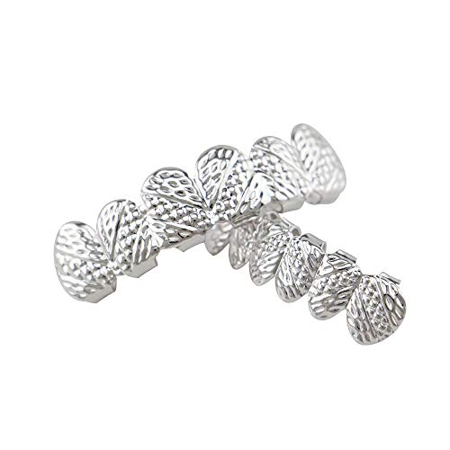 Juego de Grillz para Dientes Hip Hop en Plata y Oro 18K miniatura 3