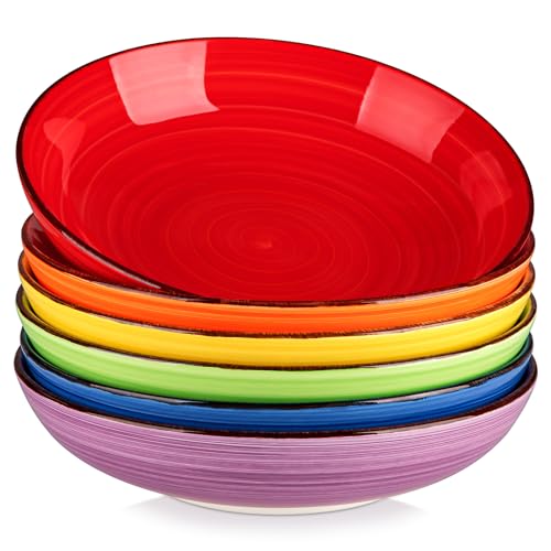 vancasso Conjunto de 6 tigelas de macarrão Bonita, tigelas grandes ...