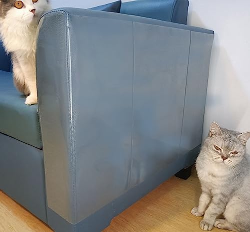 10 PCS Double Sided Cat Scratch Deterrent Tape for Leather, Cat Furniture Protector, Furniture Protectors from Cats, Cat Scratching Deterrent, Strong Adhesion, No Residue (Double Side)