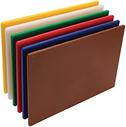 Hygiplas Standard Low Density Chopping Board Set 12X455X305mm Cutting 6pc