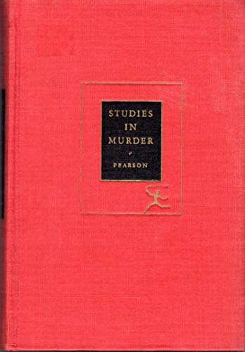 Studies in Murder (The Modern library of the wo... B0008574XS Book Cover