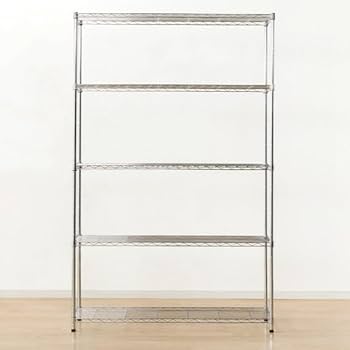 Amazon｜ニトリ スチールラック CUSTOM 幅115cm 4段 クローム