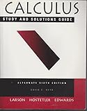Calculus With Analytic Geometry, Alternate (Study and Solutions Guide)