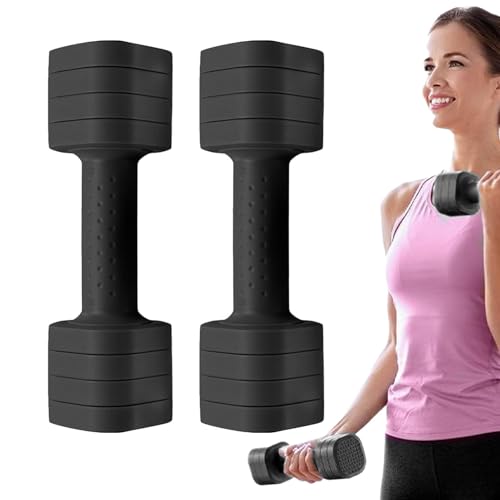 Haltères de fitness ajustables avec poignée anti-glisse pour le sport à la maison