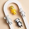 YOUYOUULU 5Pcs Cute Animal Knobs Kids Handles Ceramic Knobs Children's Room Door Nursery Cupboard knobs Lovely Cabinet pulls Drawer knob for Kids, with Screws #1