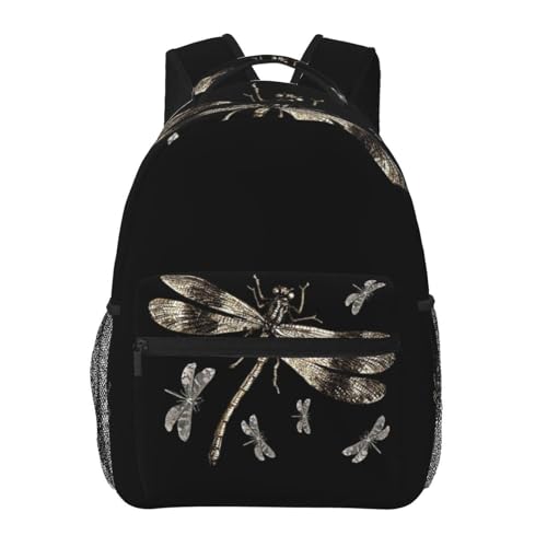 Dragonfly Backpack Womens Laptop Backpacks Travel Hiking Camping Bag Cute Bag Casual Daypack Backpack