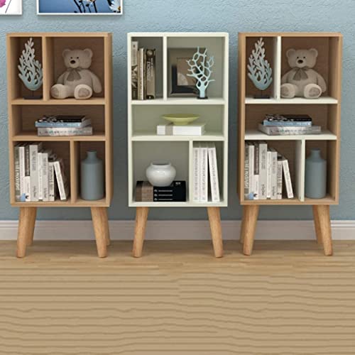 Bookcase Nordic Creative Wood Bookshelf Living Room Storage Box Floor Bookcase Simple Bedroom Multilayer Bookshelves Rack Bookshelf Bedroom - Image 8