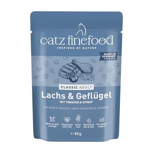 Catz Finefood Classic N° 5 Lachs & Geflügel