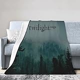 IfgdWUnd Flannel Blanket Soft Cozy Throw Twilight Movie Sagas Blanket, Lightweight Fuzzy Comfy Blanket Warm Plush Throw Blankets for Couch, Sofa, Bed 60'x50'