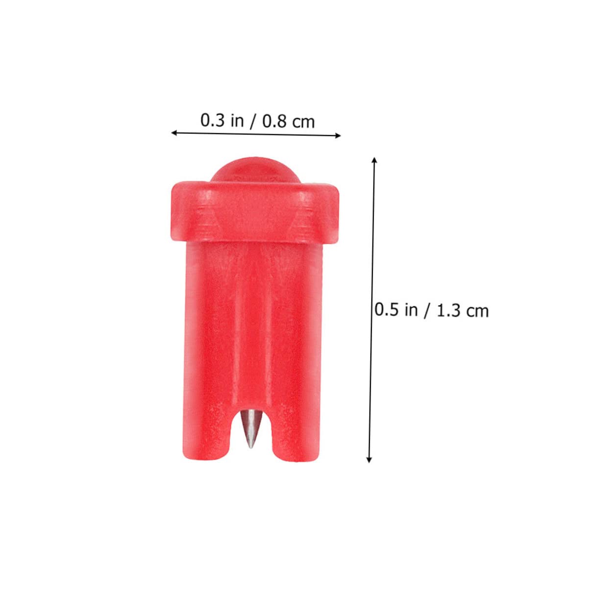 TOVINANNA 100Pcs Eyelash Bottle Replacement Needles Blocking Tips for Lash Extension Supplies Durable and Compact Bottle Nozzles for Salon Home Use