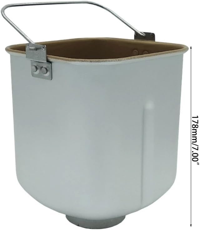 Square Bread Machine Liner Mixing Bread Bucket Breads Machine Replacement Bucket A0NC