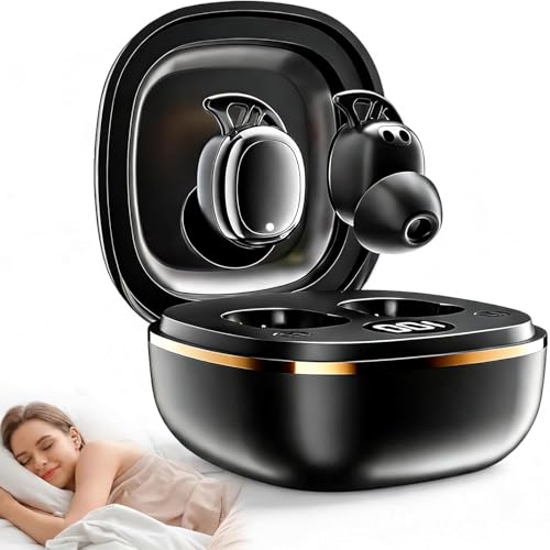 Wireless Sleep Earbuds with Noise Blocking and LED Display