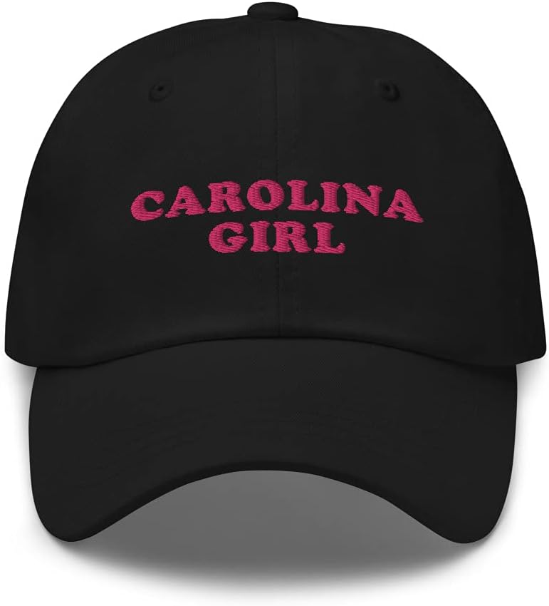 Carolina Girl Hat - Carolina State Pride Love Embroidered Dad Hat Cap Clothing