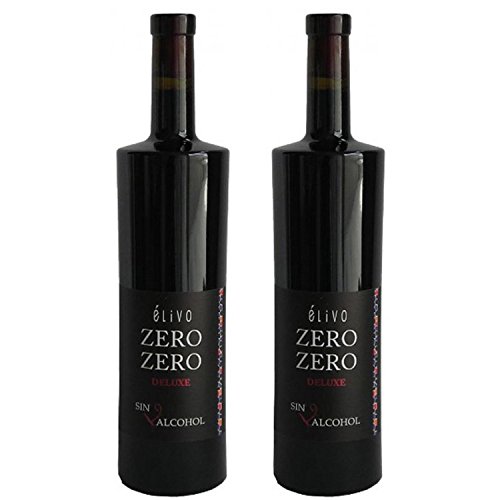 Elivo Zero Zero Deluxe Red Non-Alcoholic Red Wine 750ml (2 Bottles)