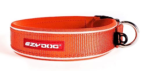EzyDog Neo Dog Collar, Medium, Orange