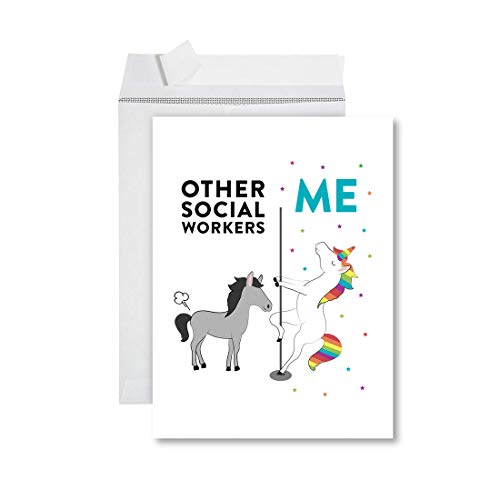 Andaz Press Funny Quirky All Occasion Jumbo Card, 8.5 x