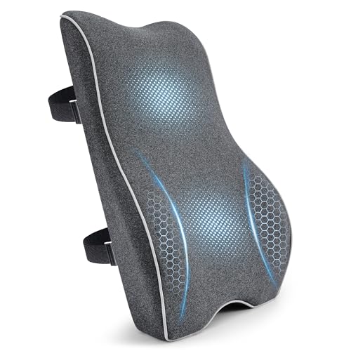 Soft Comfortable Memory Lumbar Support Pillow Back Cushion for Office Chair