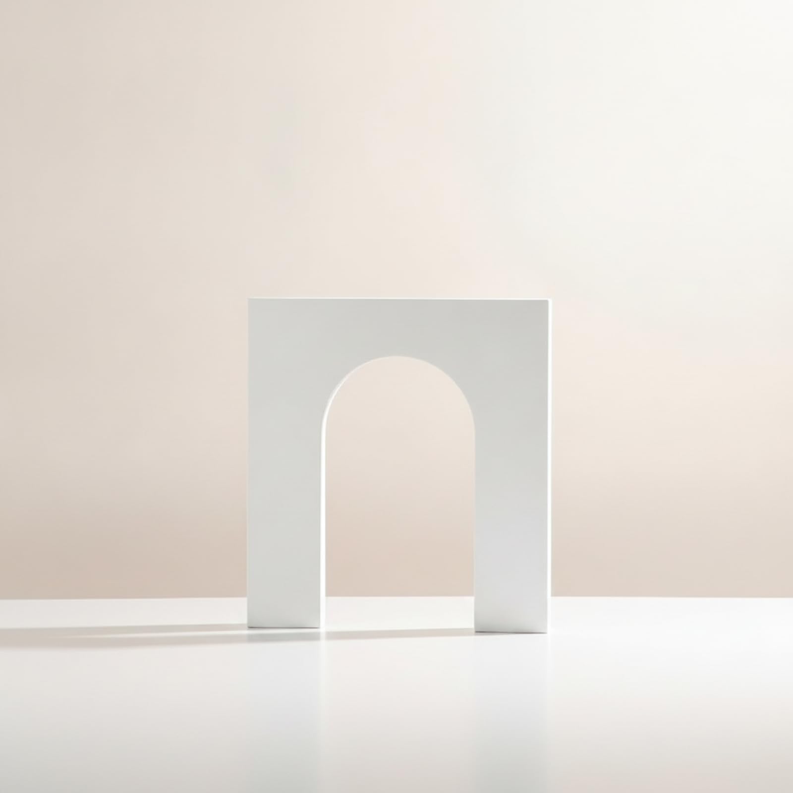 Prop Geometrico in Resina Minimalista | Struttura Autoportante Stabile, Base Geometrica per Still Life, Professionale, Sfondo Geometrico per Foto, fotografo, Quadrato