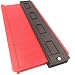 10 Inch Widen Contour Gauge Duplicator, Contour Tool Profile Guide for Woodworking Project Copy Layout Shape and Tracing Pipe Tile Cutting Measuring Tool -Extra Measure Depth (Red)