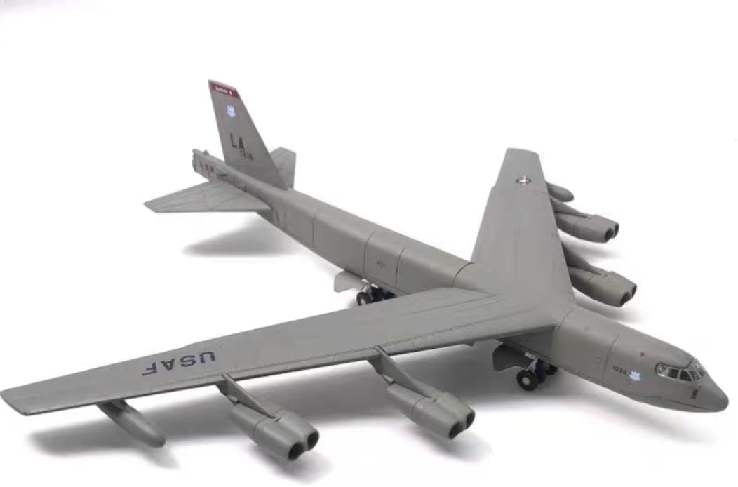 1/200 B-52G Metal Diecast Airplane Model, Highly Simulation Fighter Jet Models for Display and Collection, Pre-Build Military Aircraft.