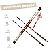 HEMOTON 2Pcs Ebony Head Dulcimer Sticks Durable Accessories for Yangqin for Beginners and Professionals Comfortable Grip for Enhanced Performance