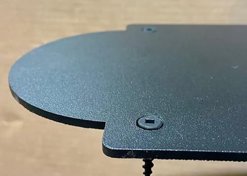 Door Kick Plates - Kick Plates For Exterior Doors - Our Country Door Plates Are Designed For 30 Inch Door - 1/8" Aluminum Black Texture Powder Coating - 26 X 5.5 Inches - Countersink Screw Mount #TOP4