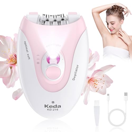GlossLuxe Epilator for Women, 2 Speeds Epilators Hair Removal for