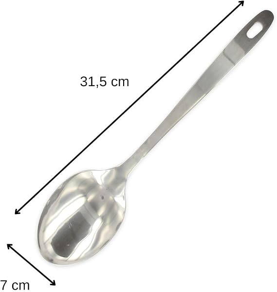 Fackelmann Stainless Steel Spoon, Silver