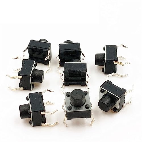 Interrupteur tactile 6x6x6mm DIP-4 pour circuits imprimés et composants électroniques