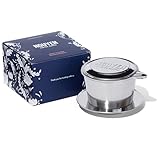 Nguyen Coffee Supply - Original Phin Filter: Stainless Steel 24oz Chamber 6 inch plate Diameter, Perfect Cup of Phin Drip Coffee in 7 minutes [24 oz]