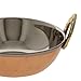 Karahi Indian Serving Dishes - 2-Piece Copper Bowl Set - Copper Kitchen Decor