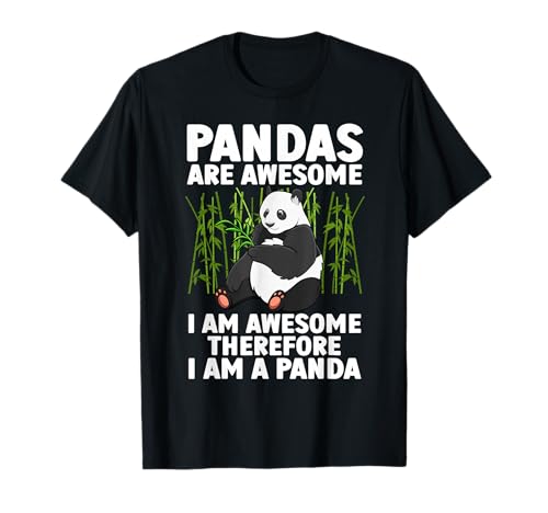 Funny Panda Art for Men Women Giant Panda Bear Panda Lovers T-Shirt