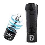 LUFEIS Electric Protein Shaker Bottle, 700ml USB Rechargeable Shaker Cup with Removable Base, Portable Blender Cup for Protein Shakes and Meal Replacement Shakes, Mixer Cups for Gym and Travel - Image 1